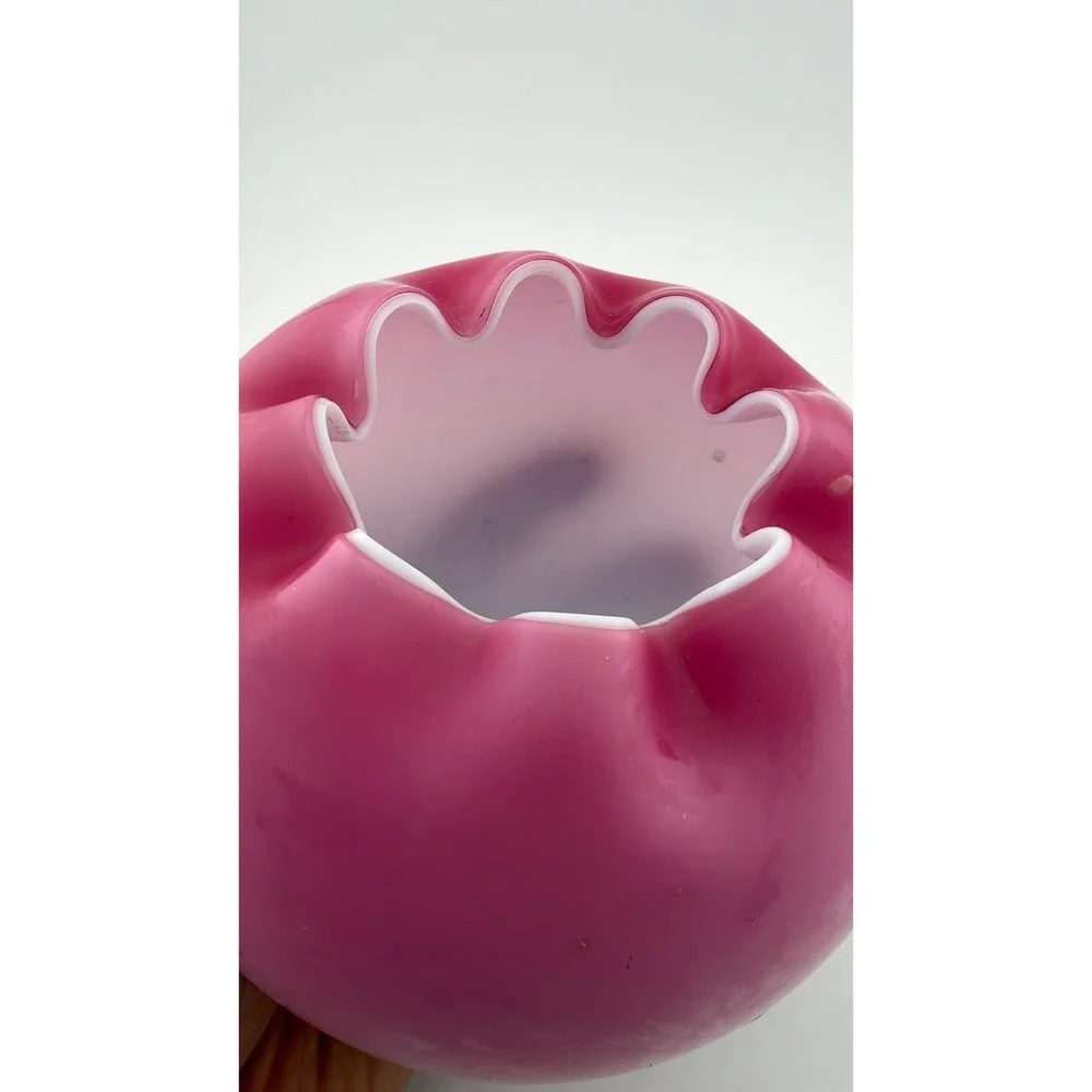 Vintage Fenton‎ Rose Bowl Ombre
